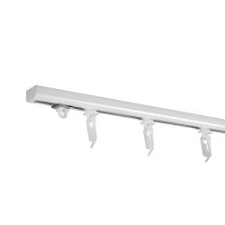 Griestu aizkaru sliede Domoletti D PROFILE, 300 cm, balta krās.