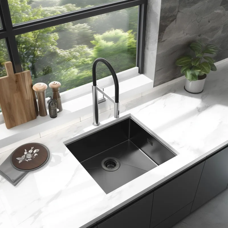 Virtuves jaucējkrāns Domoletti, pelēka