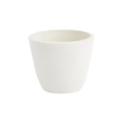 Gėlių vazonas Domoletti 13D10, spw, balta sp.