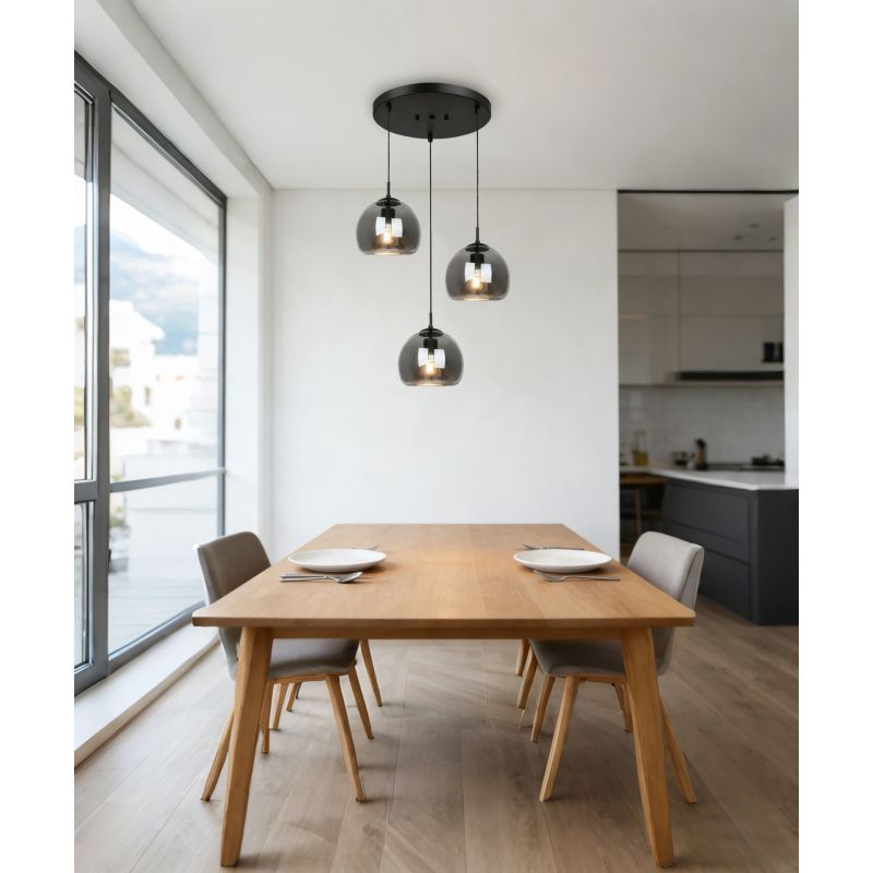 Lampa karināms Domoletti Rita MYD9330SM-R, E27, 3 x 40 W