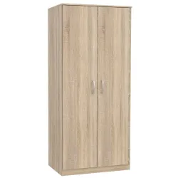 Skapis Domoletti Niko NIKS80-D30F, ozola, 82 cm x 52.7 cm x 185 cm