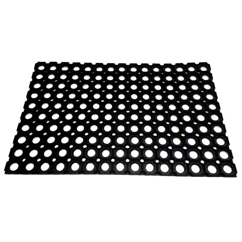 Durų kilimėlis Domoletti Rho 008, juoda sp., 80 cm x 120 cm x 1.6 cm