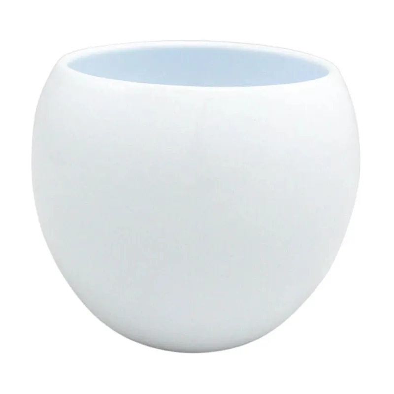 Puķu pods Domoletti 510D14, keramika, balta krās.