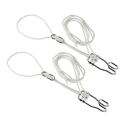 Võrkkiige kinnituskomplekt Domoletti 9101, polüester-metall, valge v.