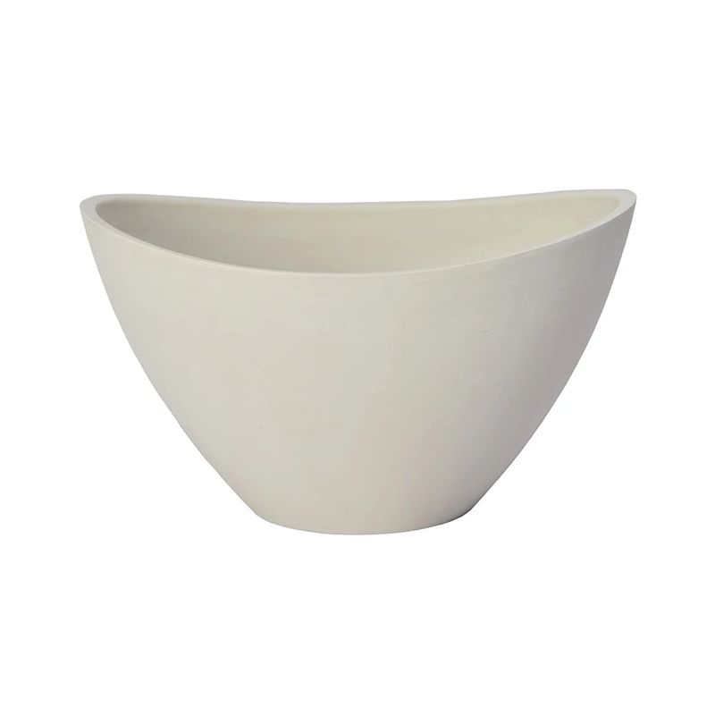 Puķu pods Domoletti 09YB35, spw, 35 cm, balta krās.