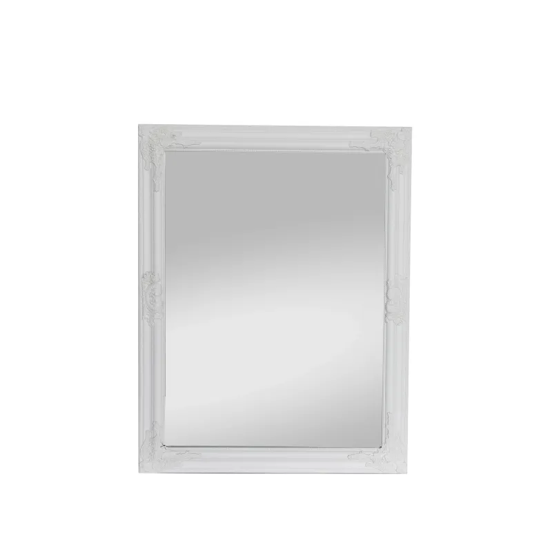 Spogulis Domoletti TM098, stiprināms, 70 cm x 90 cm, balta