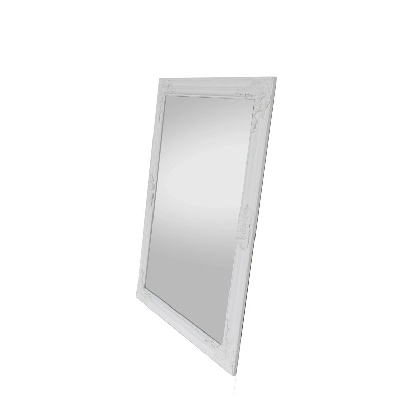 Spogulis Domoletti TM098, stiprināms, 70 cm x 90 cm, balta