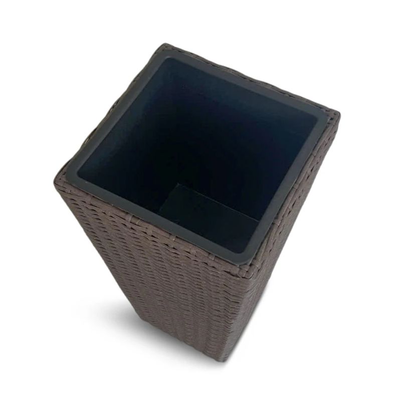 Puķu pods Domoletti 53000011099, plastmasa, brūna