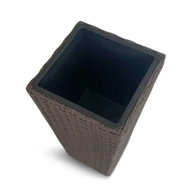 Puķu pods Domoletti 53000011099, plastmasa, brūna