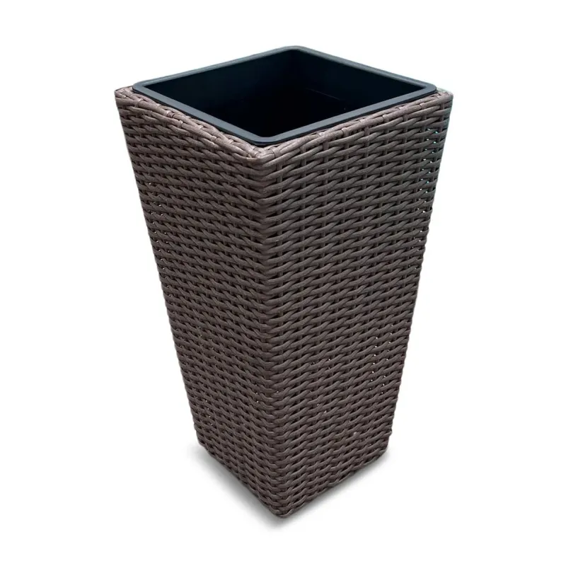 Puķu pods Domoletti 53000011099, plastmasa, brūna