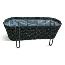 Balkoninis vazonas Domoletti 53000011109, plastikinis, ruda sp.