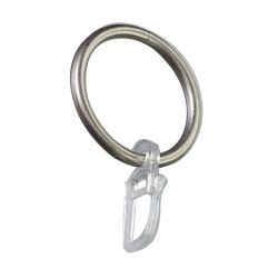 Карнизные кольца Domoletti, DIA 19 мм, серебристый цв., 10 шт.