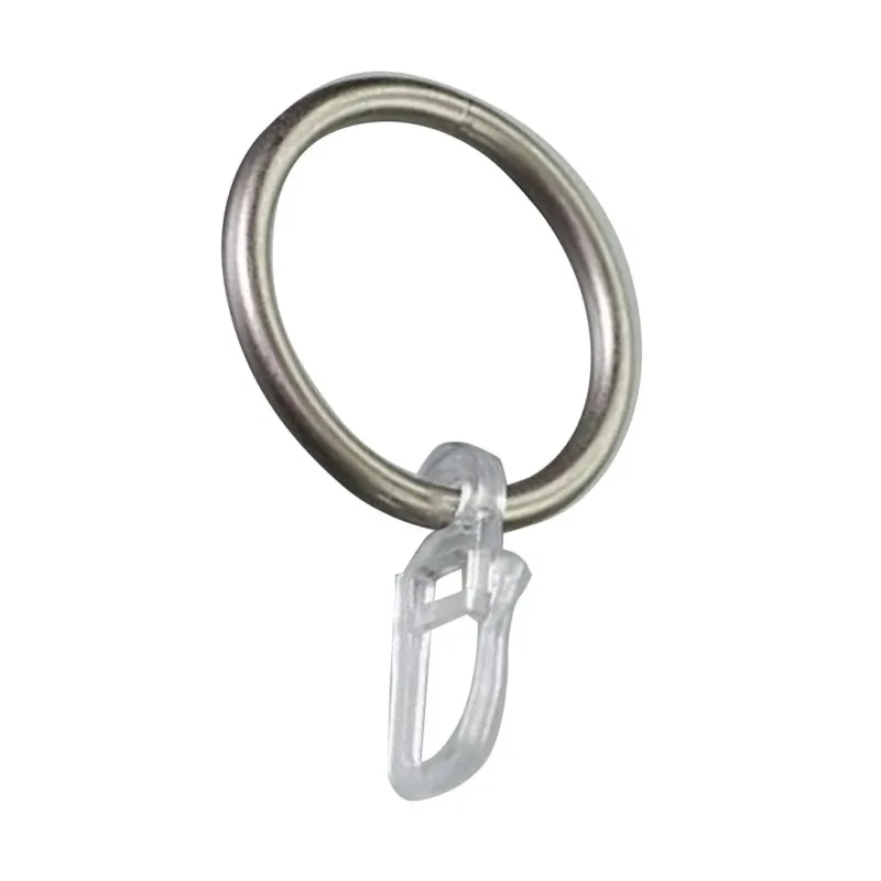 Карнизные кольца Domoletti, DIA 19 мм, серебристый цв., 10 шт.