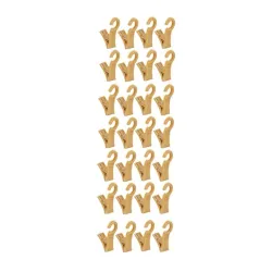 Clips for ring pl. beige d28 ,30,