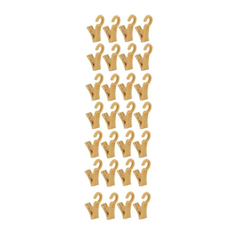 Прищепки для штор Domoletti, светло-коричневый цв., 30 шт.