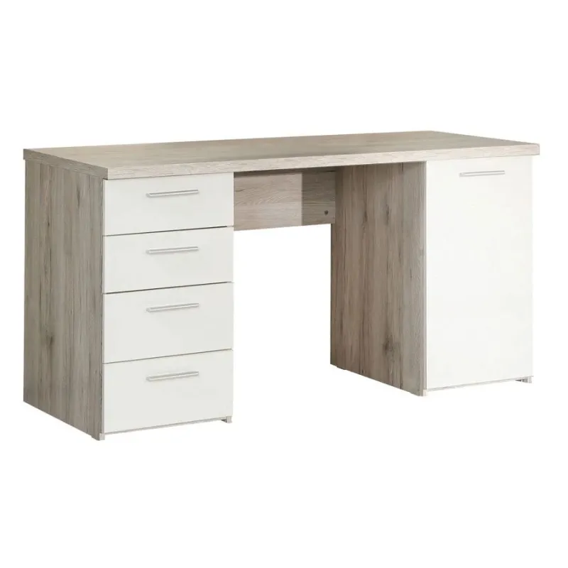 Rakstāmgalds ar skapi Domoletti BEAT25 P79, balta-bēša