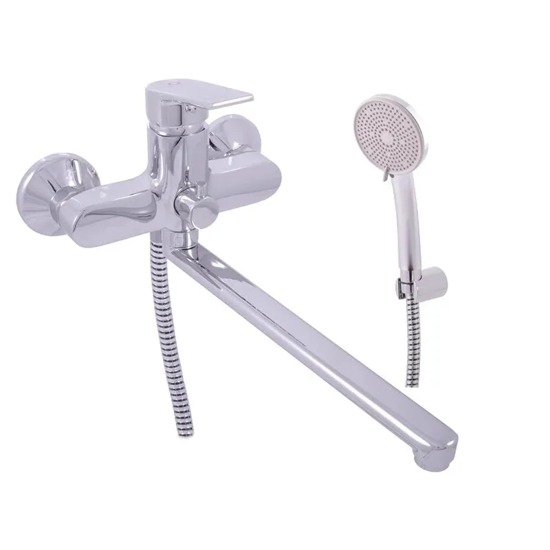 Vannas maisītājs ar dušas komplektu Domoletti Verona DVT453.5-1, hroma krās.