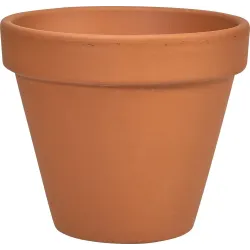 Puķu pods Domoletti Terakota T-001-001-08-P, keramika, brūna krās.