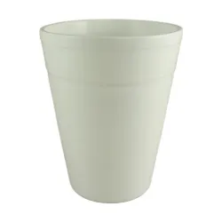 Цветочный горшок Domoletti T-82E-222-13, керамика, белый цв.