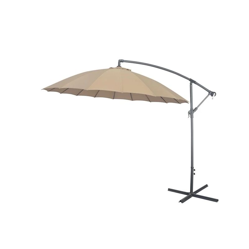 Dārza saulessargs Domoletti, 300 cm, gaiši brūna krās.