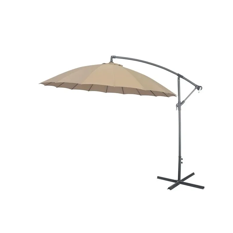 Dārza saulessargs Domoletti, 300 cm, gaiši brūna krās.