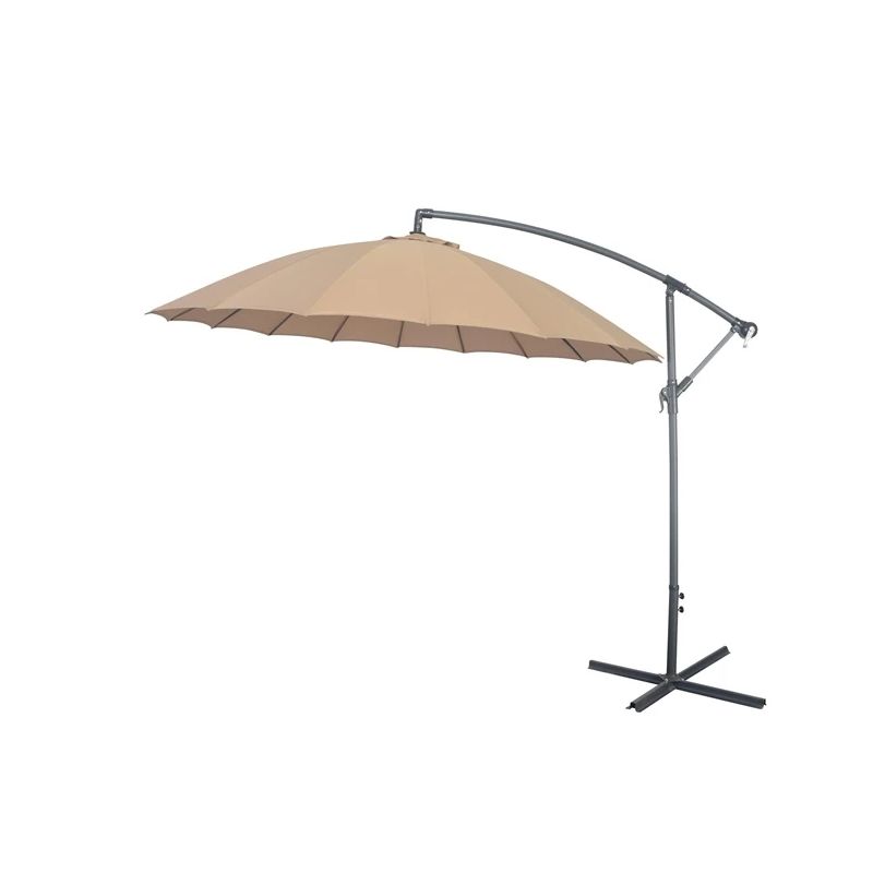 Dārza saulessargs Domoletti, 300 cm, gaiši brūna krās.