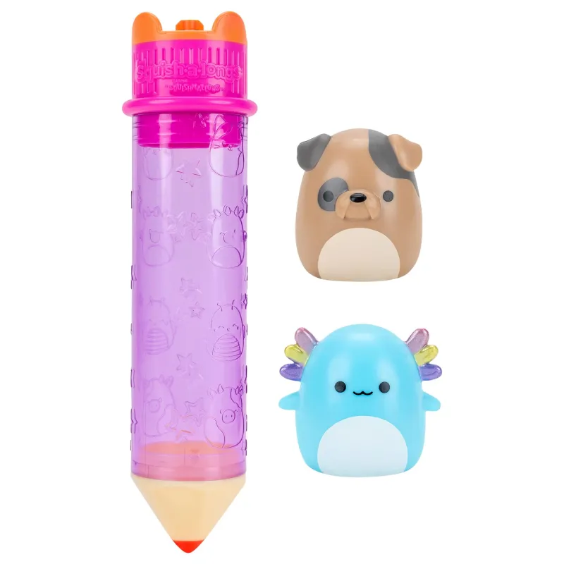 SQUISHMALLOWS Squish-a-longs Scribbles maciņš ar 2 mini figūriņām