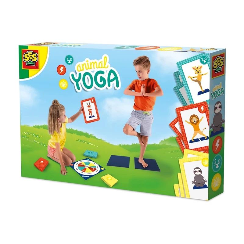Āra spēle SES Creative Animal Yoga, 30 cm x 20 cm, daudzkrāsaina