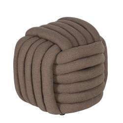 Pufs Domoletti HS-NP16-2, brūna, 45 cm x 45 cm x 45 cm