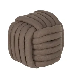 Пуф Domoletti HS-NP16-2, коричневый, 45 см x 45 см x 45 см