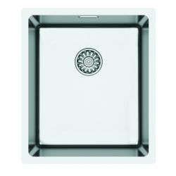 Virtuves izlietne Domoletti, 38 cm x 44 cm x 20 cm, nerūsējošā tērauda