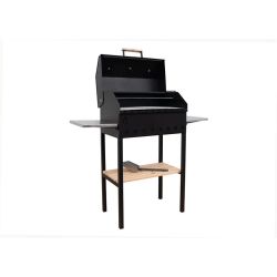 Abas grill with lid and shelves