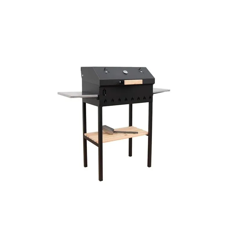 Grils Abas Smokehouse. melna. 40 cm