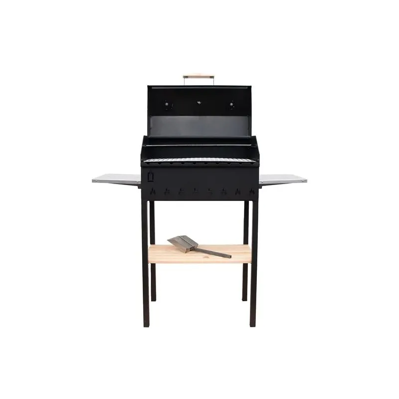Grils Abas Smokehouse. melna. 40 cm