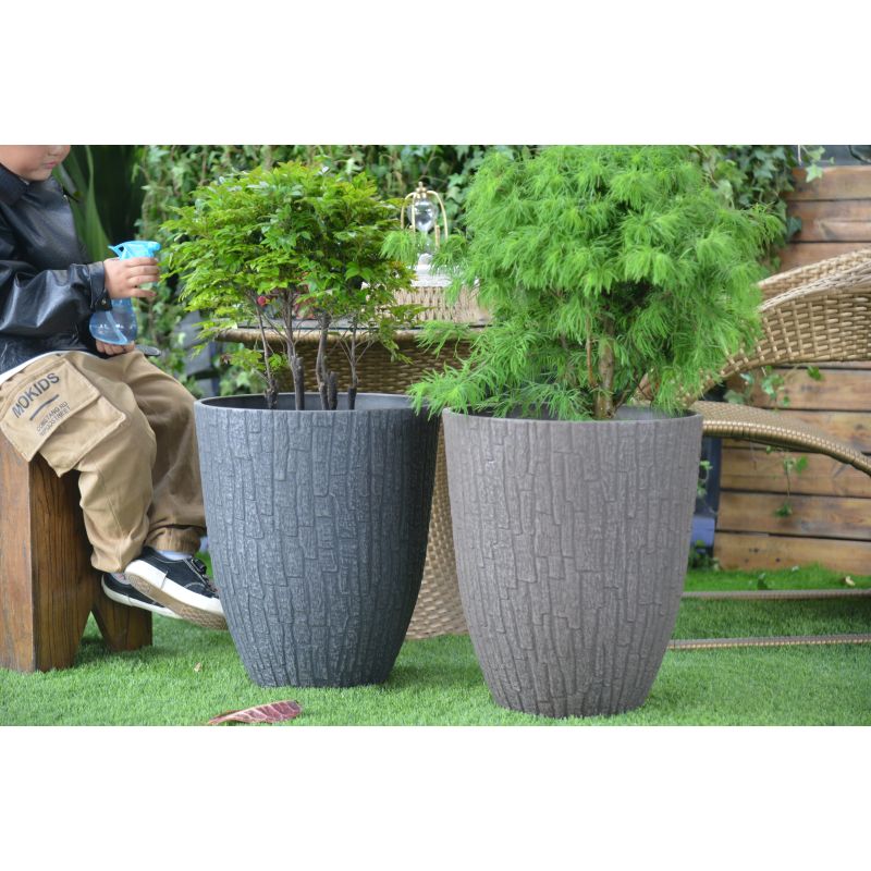 Цветочный горшок Domoletti S-12DH29, spw, коричневый цв.