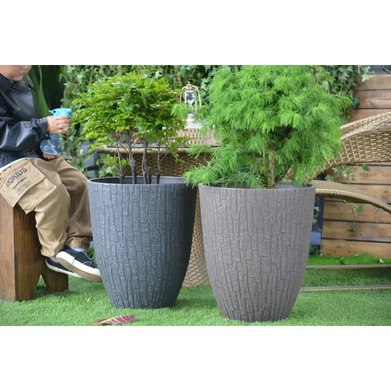 Цветочный горшок Domoletti S-12DH29, spw, коричневый цв.