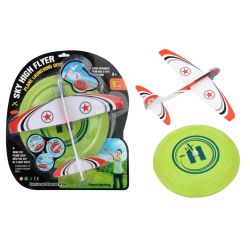 Toy rocket launcher w plane esa890