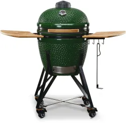 Grill KAMADO BONO ŽALGIRIS. 55 cm. roheline