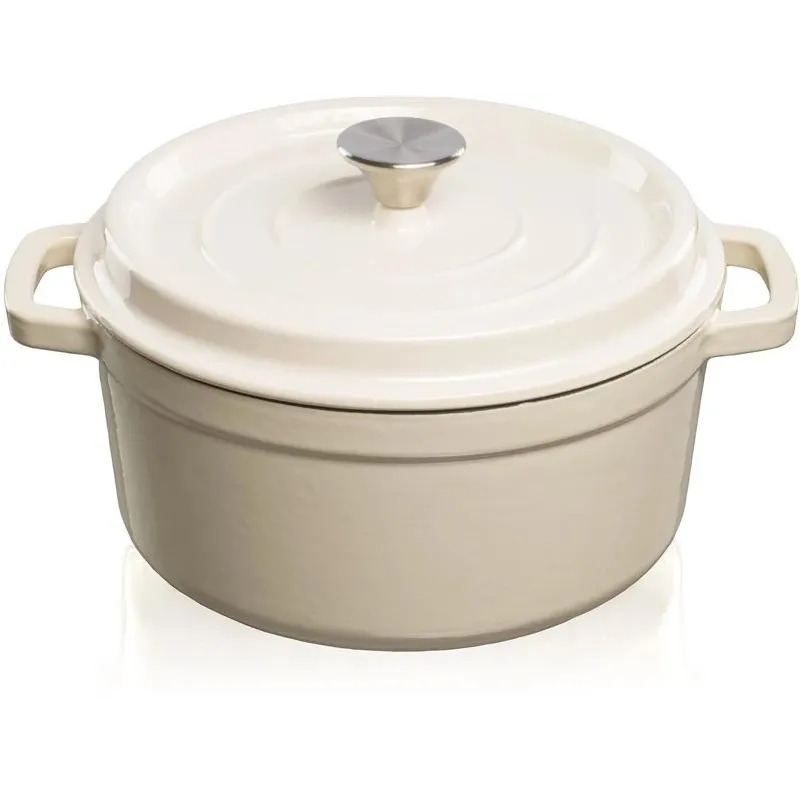 Casserole pot grand feu 3.5l white
