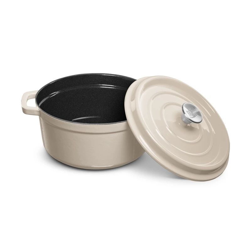 Casserole pot grand feu 3.5l white