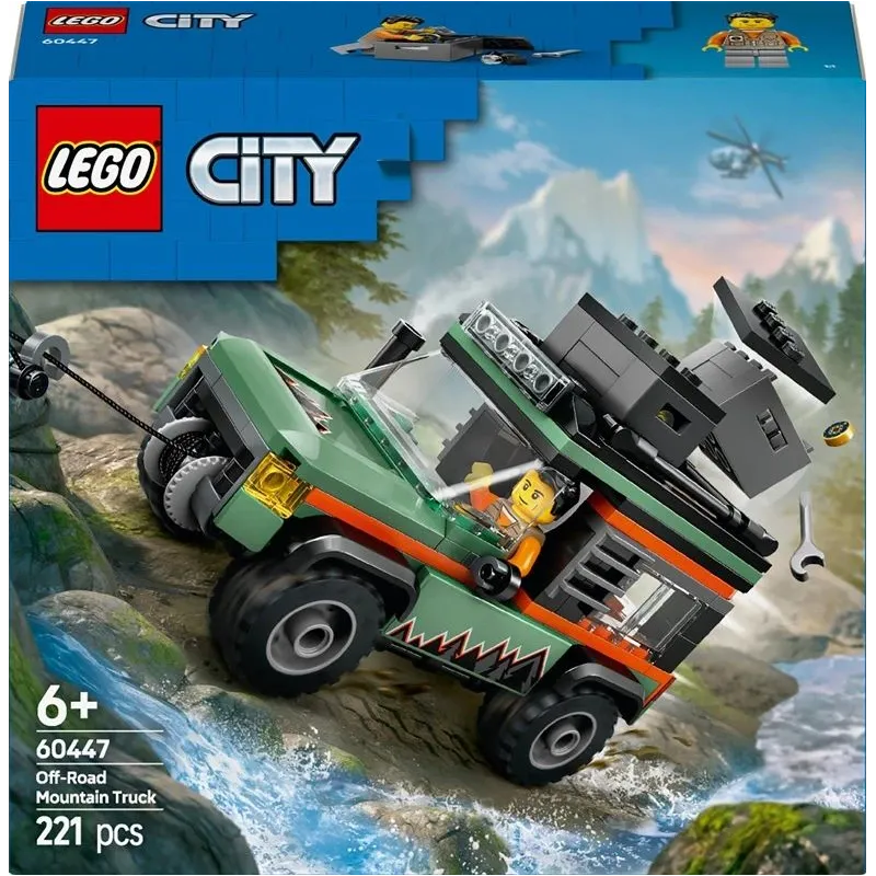 Toy constructor lego 4x4 truck 60447