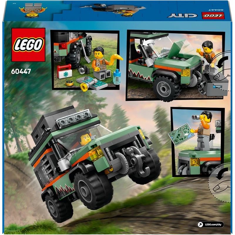 Toy constructor lego 4x4 truck 60447
