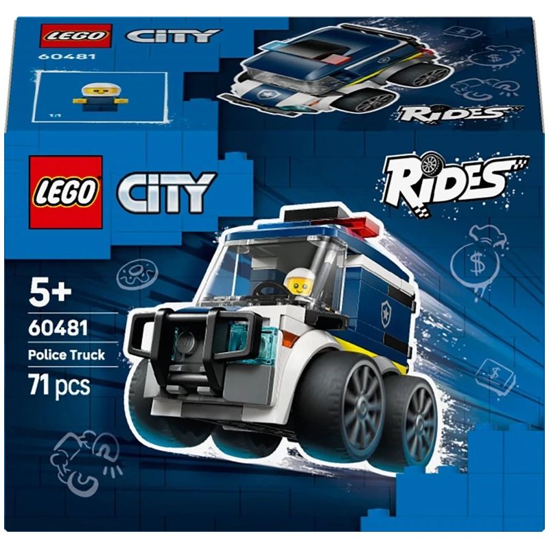 LEGO City 'Riteņi' automašīnas konstruktors 60481. 71gab.