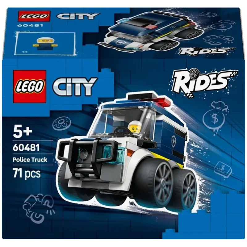 LEGO City 'Riteņi' automašīnas konstruktors 60481. 71gab.