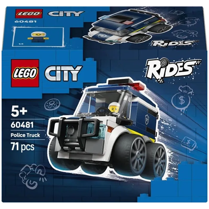 Konstruktorius LEGO City „Ratai“ sunkvežimis 60481. 71vnt.