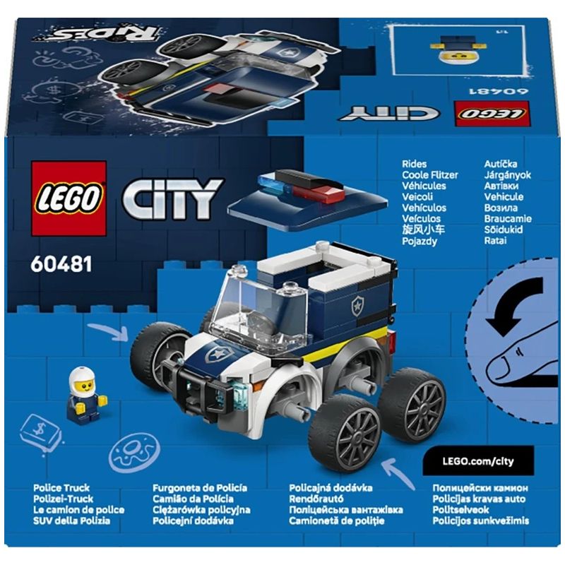 LEGO City 'Riteņi' automašīnas konstruktors 60481. 71gab.