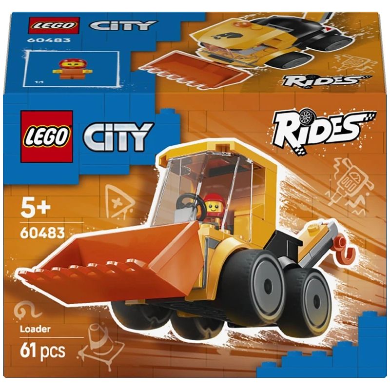 LEGO City celtniecības iekrāvēja konstruktors 60483. 61 gab