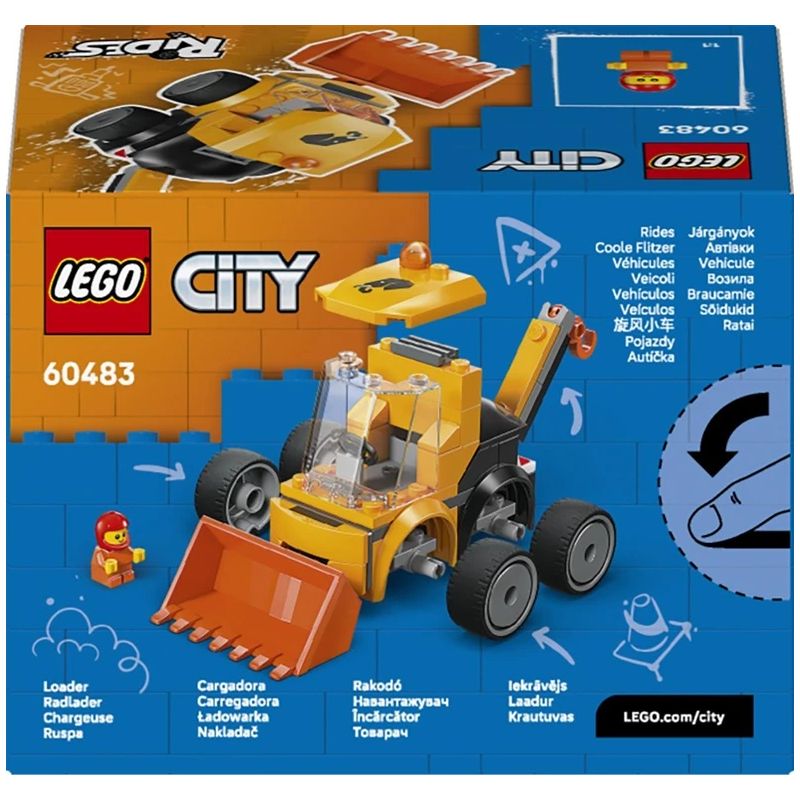 Constr lego rides cnstrctn loader 60483