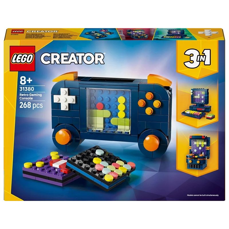 LEGO Creator 3in1 Konsole 31380. 268 gab.