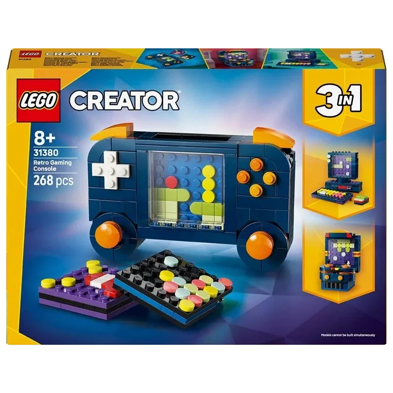 Konstruktorius LEGO Creator 3in1 konsolė 31380. 268 vnt.